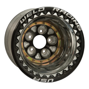 Weld Magnum Pro 16x16/5x5.5/5 BS/3.5 HB - Polished Center - Polished Shell - Knurled Non-BL Wheel