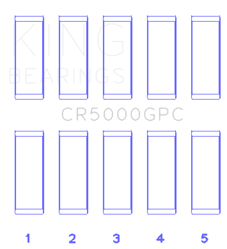 King Engine Bearings Audi Cepa/Cepb (Size +.026mm) Connecting Rod Bearing Set