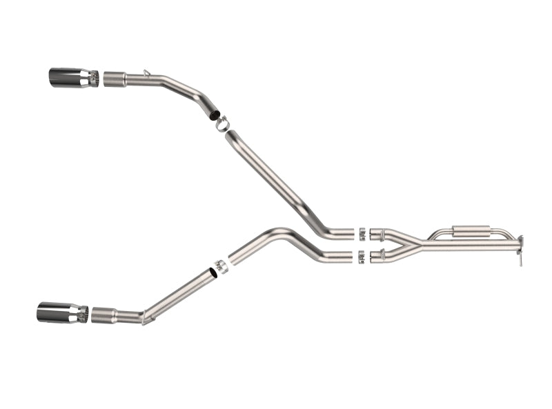 aFe Vulcan Series Cat-Back Exhaust System RAM 1500 2025 V6-3.0L (tt)- Polished Tips