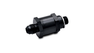 Vibrant Fuel Pump Check Valve -8AN Male Flare to 12mm x 1.5 Metric