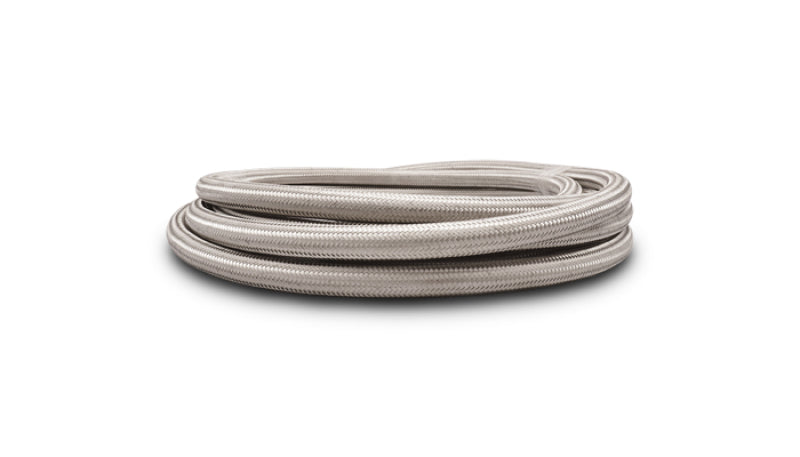 Vibrant SS Braided Flex Hose with PTFE Liner -4 AN (20 foot roll)