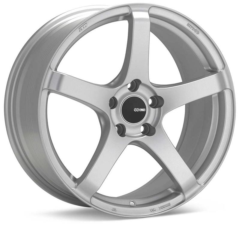 Enkei Kojin 18x8 40mm Offset 5x114.3 Bolt Pattern 72.6mm Bore Dia Matte Silver Wheel