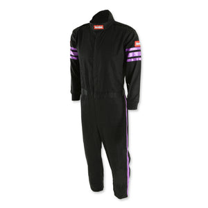 RaceQuip Purple Trim SFI-1 JR. Suit - Kids XL