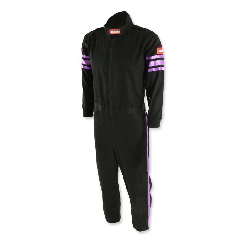 RaceQuip Purple Trim SFI-1 JR. Suit - Kids Large