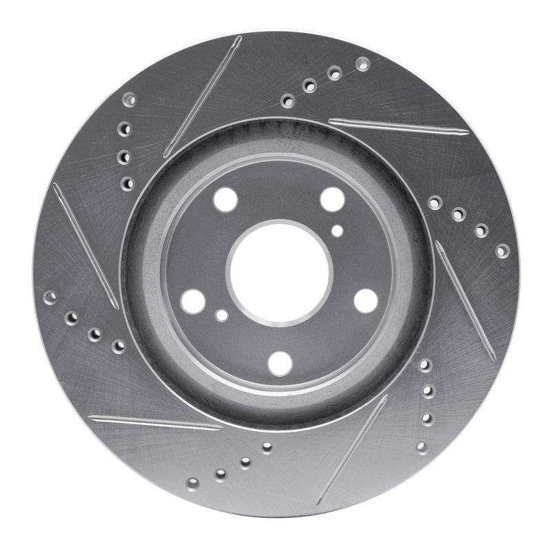 R1 08-12 Renault TRAFIC (Mexico) Front Right Drilled & Slotted Silver Brake Rotor