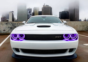Oracle 15-21 Dodge Challenger LED Waterproof Halo Kit - ColorSHIFT - BC1