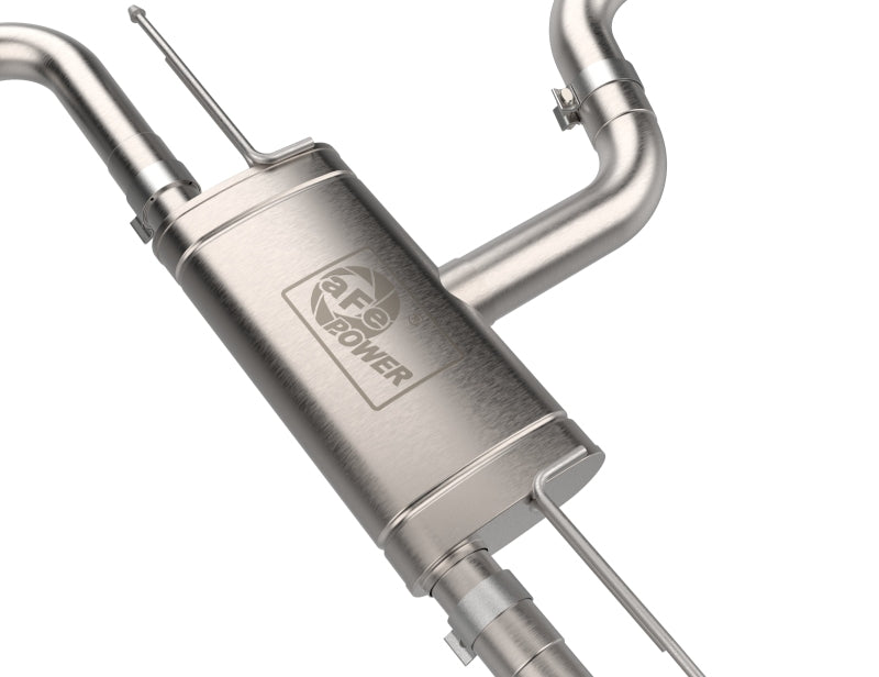 aFe 22-24 Volkswagen GTI MACH Force-Xp 3 to 2-1/2 IN Stainless Steel Cat-Back Exhaust w/Carbon Tips