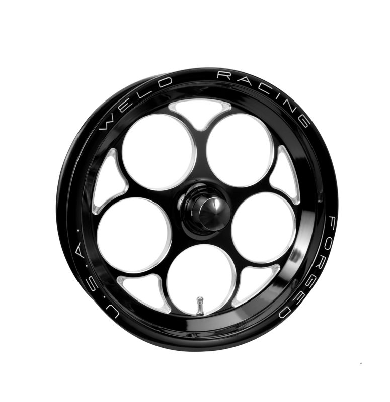 Weld Magnum Frontrunner 15x3.5 / Anglia Spindle - NB / 1.75 BS - Gloss Black Milled - Non-BL Wheel