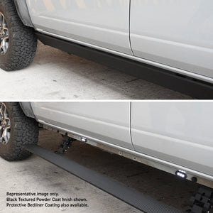 Go Rhino 22-23 Toyota Tundra Double Cab 4dr E-BOARD E1 Electric Running Board Kit - Bedliner Coating