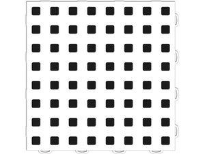 WeatherTech TechFloor - 3in X 12in Tiles(Right Loop) - White/Black **Order in Qtys of 10