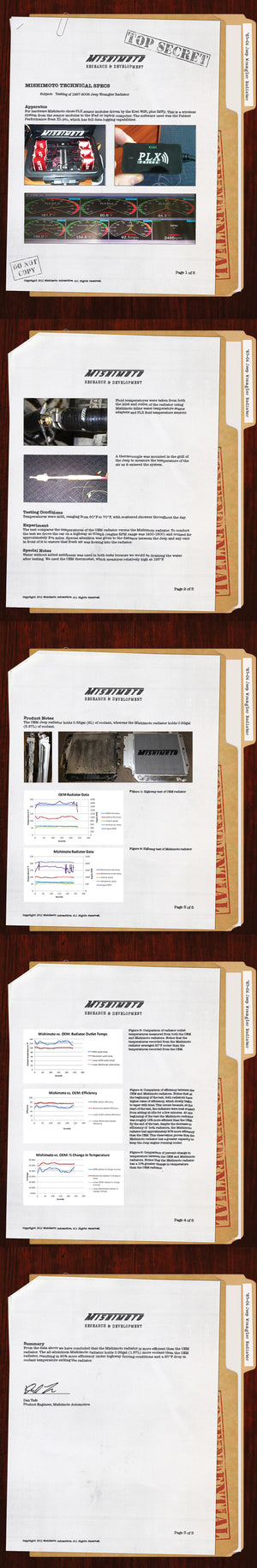 Mishimoto 87-06 Jeep Wrangler YJ & TJ Aluminum Performance Radiator