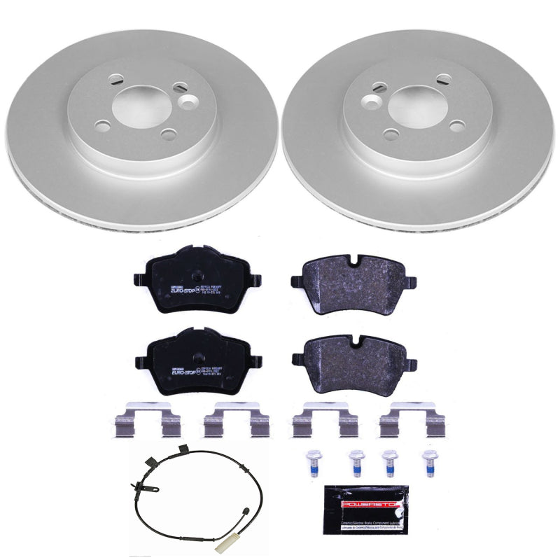 Power Stop 11-16 Mini Cooper Front Euro-Stop Brake Kit