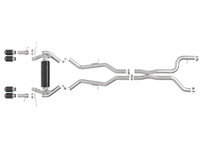 aFe 23-25 BMW M2 L6-3.0L (G87) MACH Force-Xp Cat-Back Exhaust w/ Carbon Fiber Tip