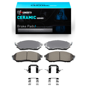 R1 2002-2020 Infiniti G37 Front R1 Ceramic Pads & Hardware Kit