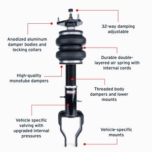 Air Lift Performance 08-24 Nissan GTR (R35) Front Air Suspension Kit