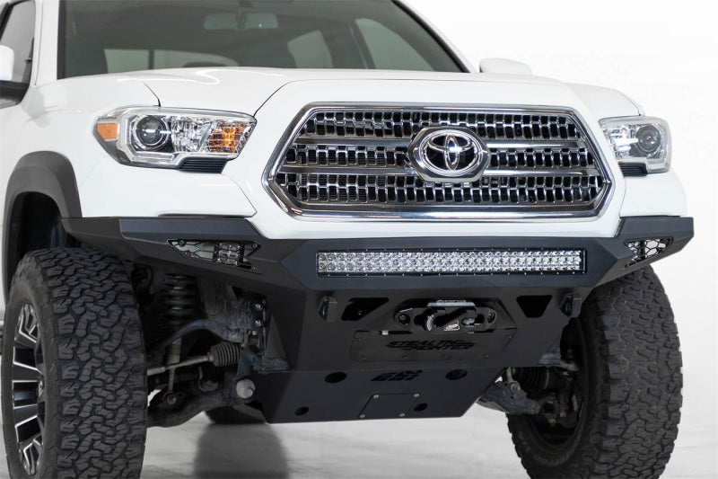 Addictive Desert Designs 16-19 Toyota Tacoma Stealth Fighter Front Bumper w/ Winch Mount