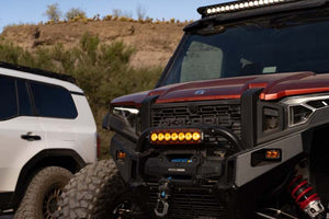 Rigid Industries Revolve 10in Bar w/Amber Trim Ring