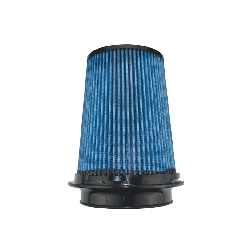 Injen SuperNano-Web Air Filter 5in Flange ID 7in Base/ 7.9in Height/ 5in Top/ Filter Monitor Nipple
