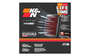 K&N Filter Universal Round Filter 7.75in OD x 6.25in ID x 2.5in H
