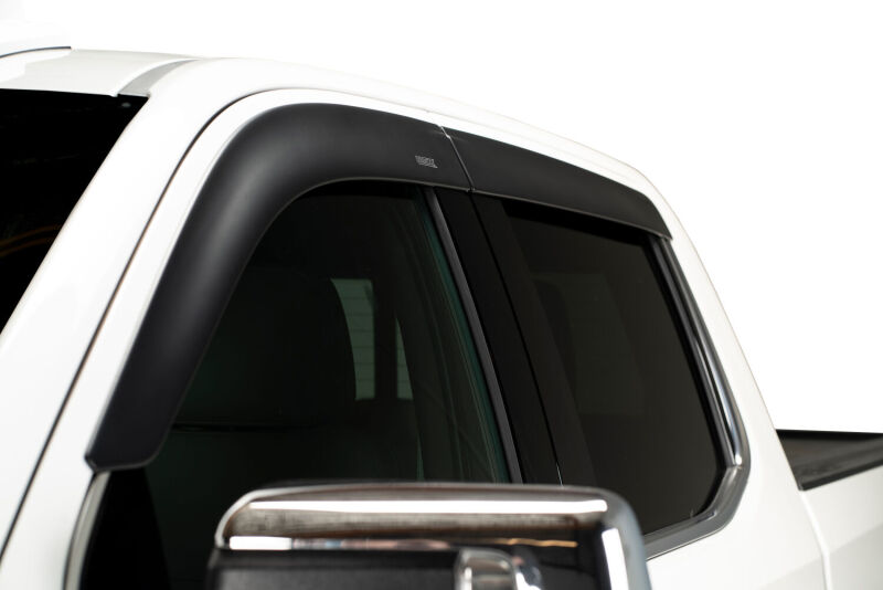 Husky Liners 99-16 Ford F-250/350/450/550 SuperCrew Ventvisor Low Profile 4pc - Matte Black