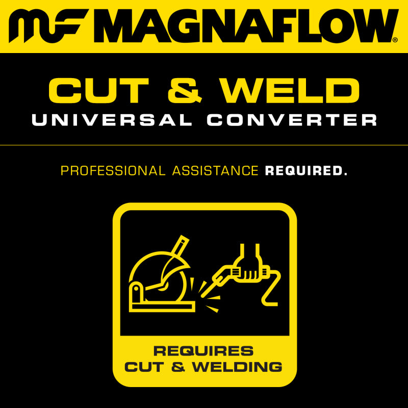 MagnaFlow Universal Catalytic Converter 2 Dual O2 Boss