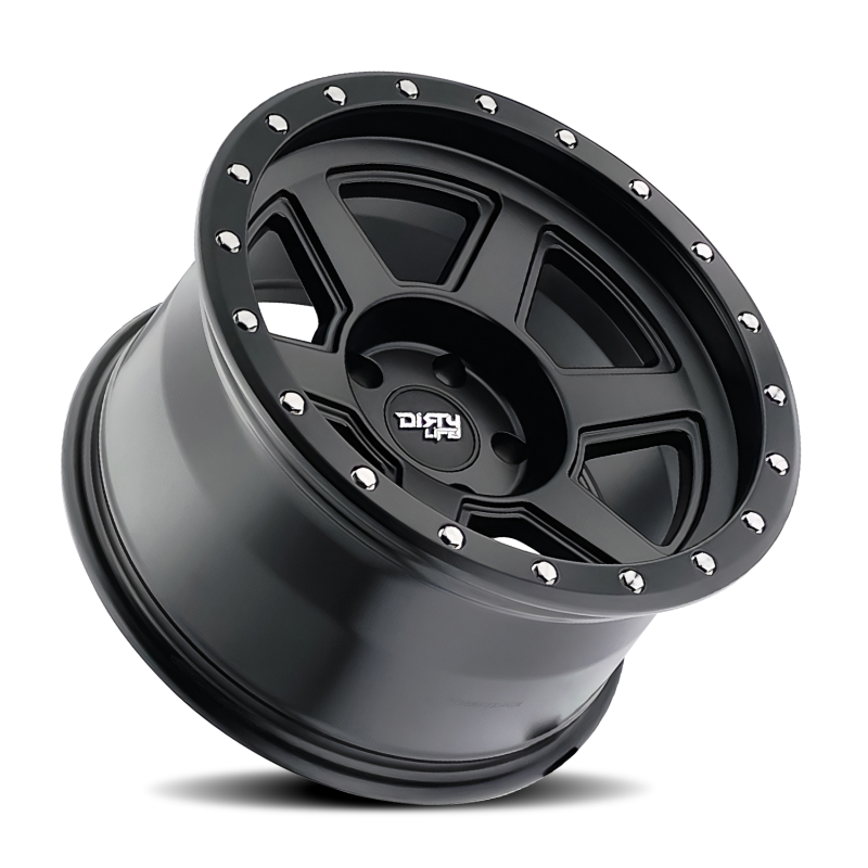 Dirty Life Compound 9315 20x9 / 6x139.7 BP / -12mm Offset / 106mm Hub Matte Black Wheel