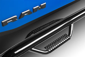 N-Fab Nerf Step 09-15.5 Dodge Ram 1500 Quad Cab - Gloss Black - Cab Length - 3in