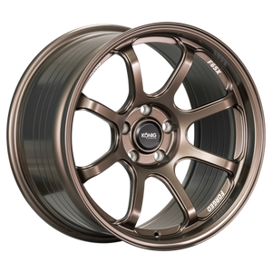 Konig Forged F6SX 18x11 5x112 ET40 Race Bronze Wheel (Knurled Bead)