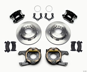 Wilwood D154 P/S Park Brake Kit Mopar/Dana 2.50in Off w/Snap Ring Bearing