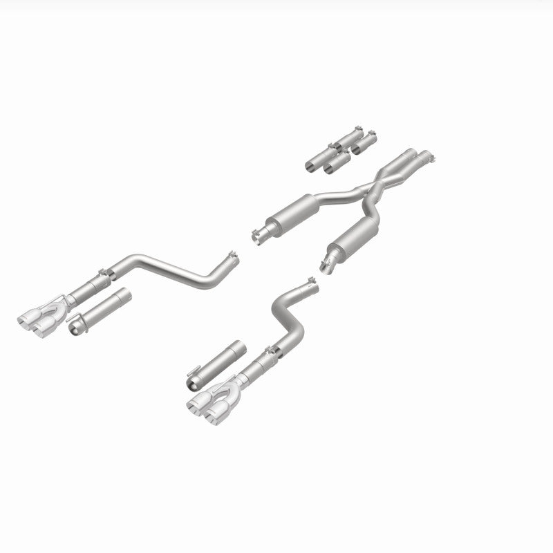 MagnaFlow 2017+ Dodge Challenger 409 SS Polished 3in Quad Tips Cat-Back Exhaust