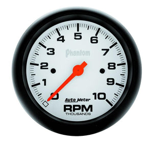 Autometer Phantom 52mm 12V Electronic Clock Gauge