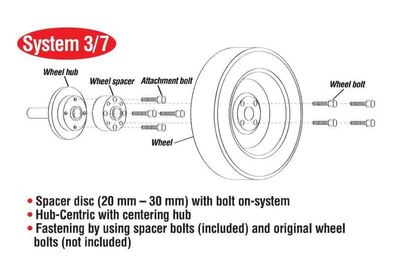 Eibach Pro-Spacer System 15mm 4x100 Bolt Pattern 54.1 CB 99-05 Mazda Miata