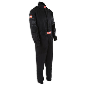 RaceQuip Black SFI-1 1-L Suit - Medium Tall