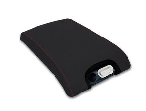 PRP 10-14 Ford Raptor Center Console Cover - Black with Red Stitch