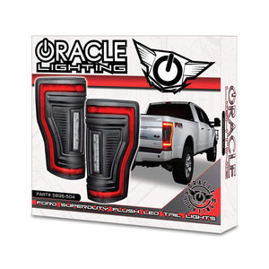 Oracle Lighting 17-22 Ford F-250/350 (Black Series) Flush Mount LED Tail Lights