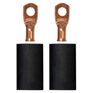 Moroso 5/16in Dia Stud 6 GA Wire Crimp/Solder Battery Cable Terminal Kit (2 Pack)