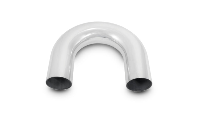 Vibrant 3.5in O.D. Universal Aluminum Tubing (180 degree Bend) - Polished