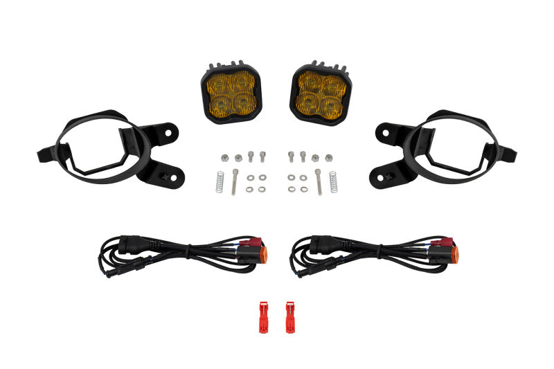 Diode Dynamics 10-13 Lexus IS250C SS3 LED Fog Light Kit (3000K) Pro Yellow SAE Fog - Yellow