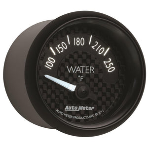 Autometer GT Series 52mm Short Sweep Electronic 100-250 Deg F Water Temperature
