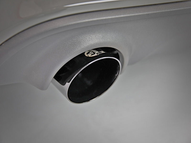 aFe MACH Force-XP 4-1/2in Black OE Replacement Exhaust Tips - 15-19 Dodge Charger/Hellcat