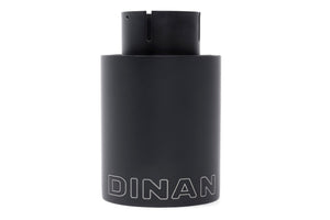 Dinan Double-Walled 4in Clamp-On Exhaust Tip - Black - 4in Outlet / 2.75in Inlet
