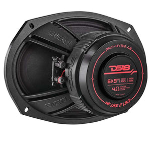 DS18 6x9in 250 Watts RMS 4 ohm Mid-Range Loudspeaker w/ Water Resistant Cone