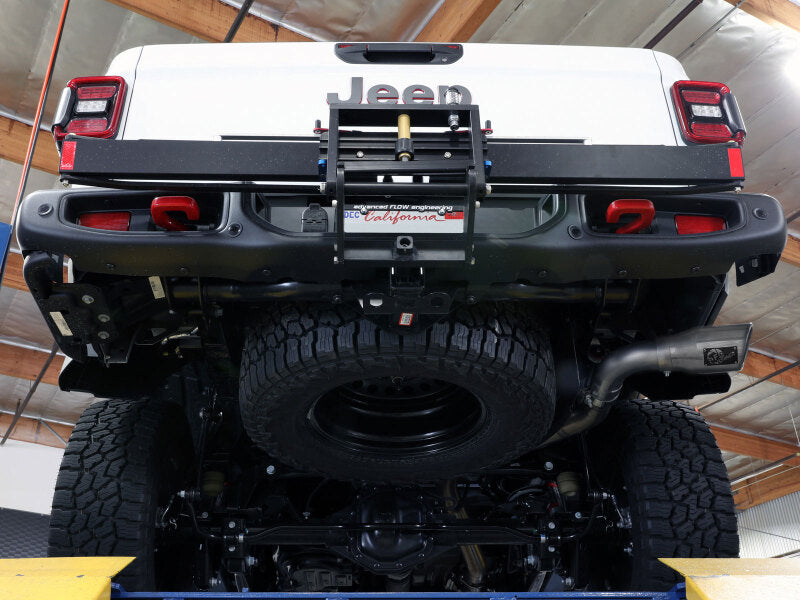 aFe 2021+ Jeep Gladiator V6-3.0L (td) Vulcan Series 3in 304 SS DPF-Back Exhaust System - Polishd Tip