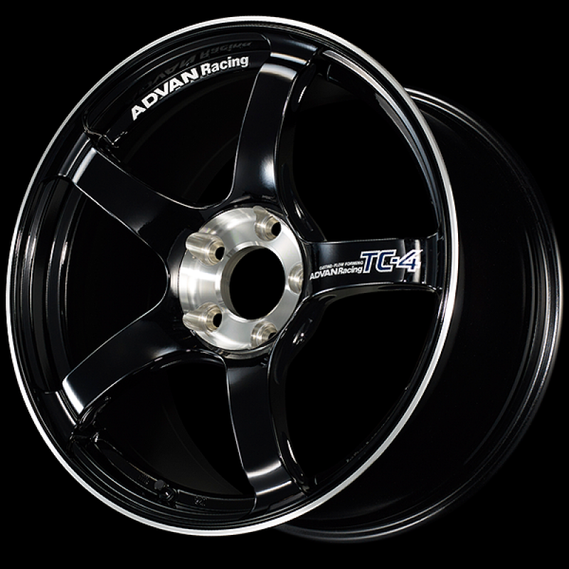 Advan TC-4 SE 18x8.5 / +31 Offset / 5x114.3 / 73mm Bore / Racing Gloss Black and Diamond Cut