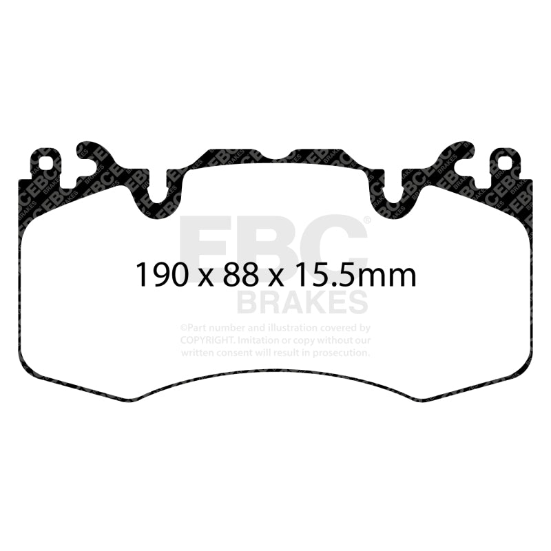 EBC 2020+ Land Rover Defender 90 Bluestuff Front Brake Pads