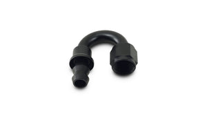 Vibrant -6AN Push-On 180 Deg Hose End Fitting - Aluminum