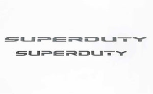 Putco 2023 Ford Super Duty Hood Lettering Ford Lettering Emblems (Black Platinum)