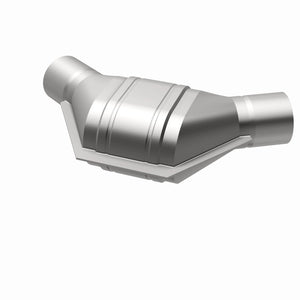 MagnaFlow Universal Catalytic Converter 2 inch Angled O/O PC2 Front