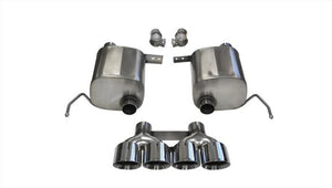 Corsa 2014-2019 Corvette C7 Coupe 6.2L V8 AT/MT 2.75in Valve-Back Dual Rear Exit Polished Xtreme Exh