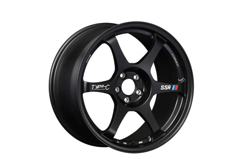 SSR Type-C Forged 17x7.5 +44 5/100 - Sprint Black Wheel